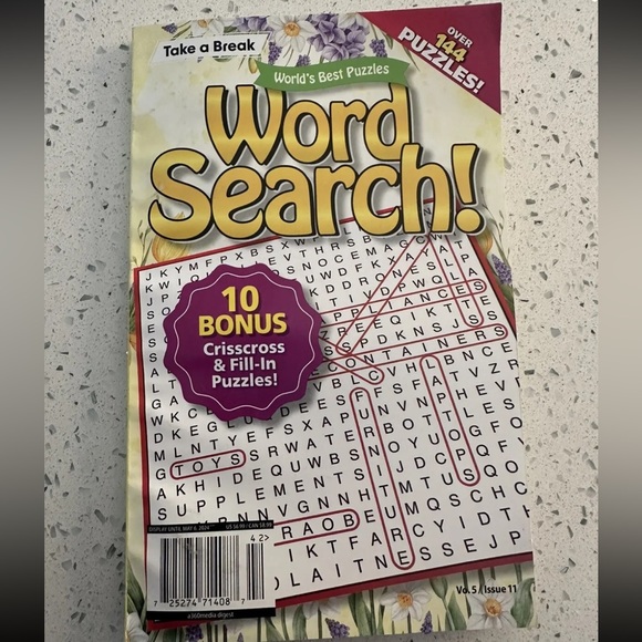 Lot Of 4 New Puzzle Books - Word Search, Sudoku & Cross Word - Picture 3 of 5